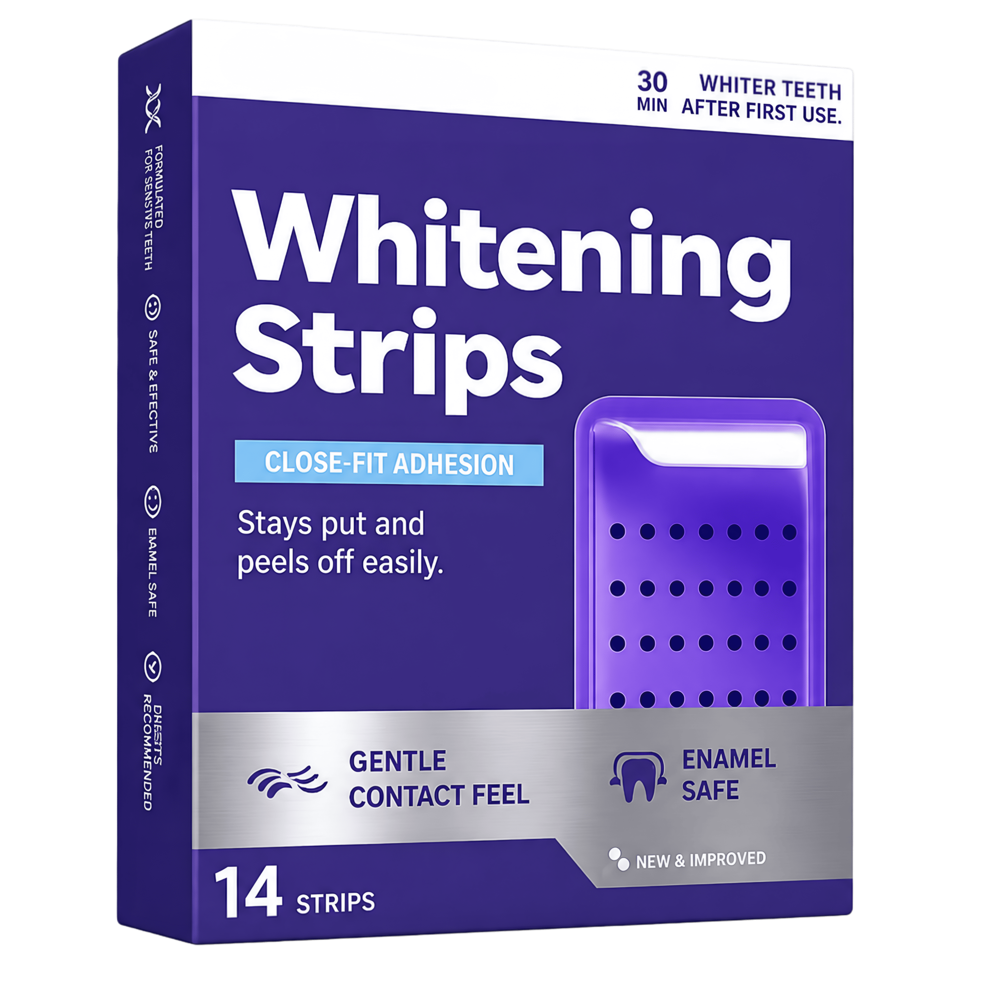 Premium 3DWhiteningStrips teeth whitening strips kit